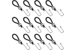 Hariendny 12 Pcs Pants Zipper Holder for Jeans, Silicone Zipper Puller Tool (Black)