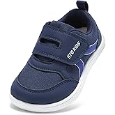 Toddler Wide Toe Box Barefoot Shoes Boys Girls Sneakers Kids Tennis Shoes Preschool Non Slip Lightweight Comfortable First Walking Shoes Running Outdoor Activities