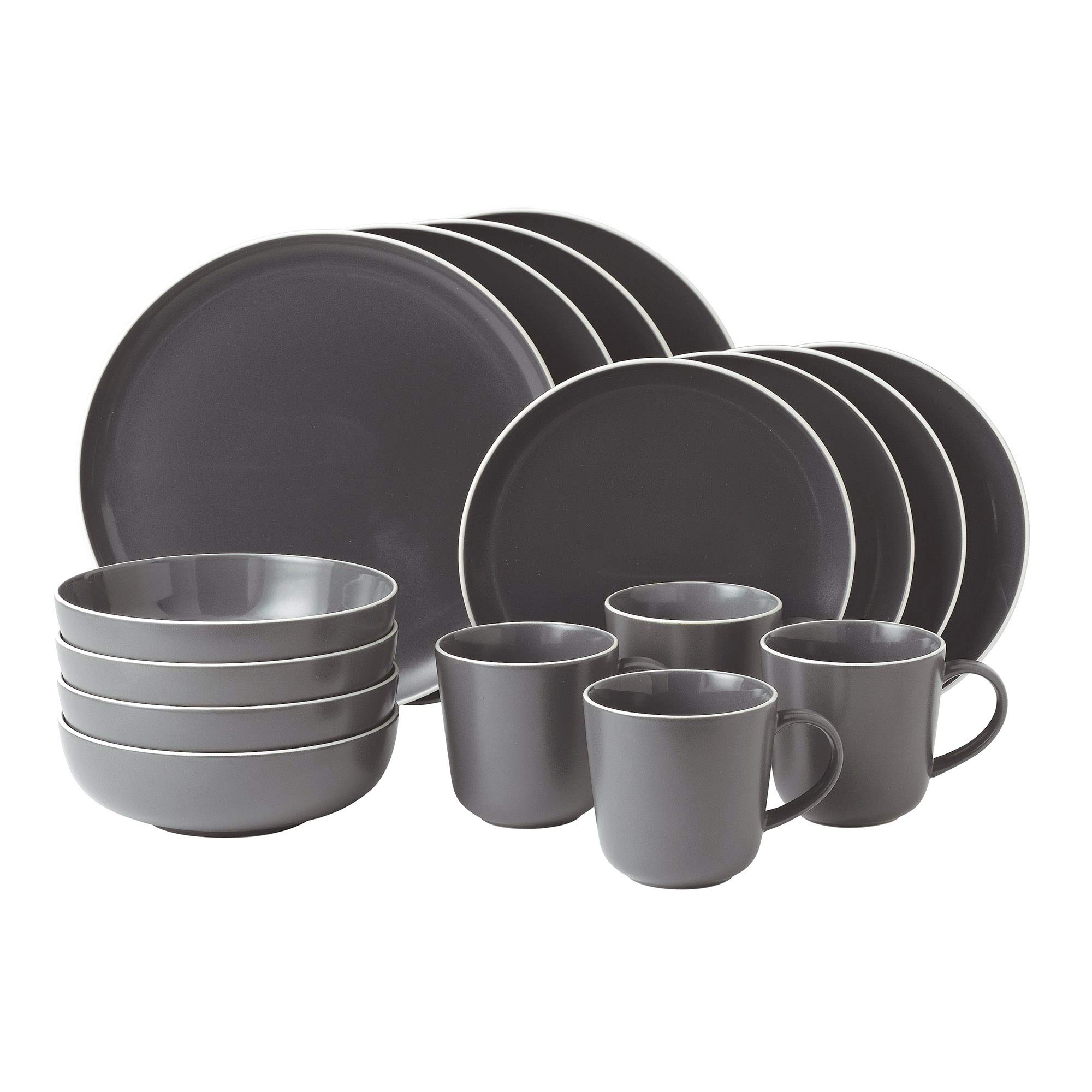 Royal Doulton Gordon Ramsay Bread Street 16 Pc Dinnerware Set, Slate