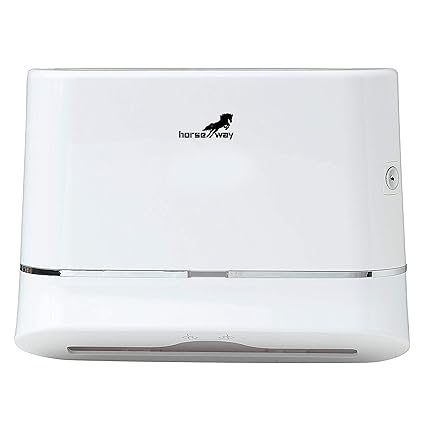 HORSEWAY Plastic Multi fold Mini Hand Towel, Tissue Paper Dispenser (White, 30 x 9.5 x 23 cm)