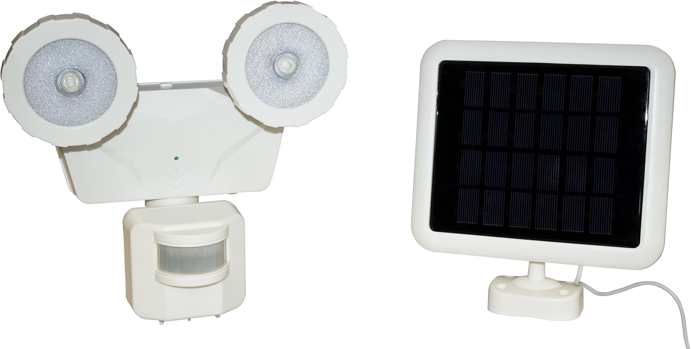 Novolink NL-DSW2 160ยฐ Outdoor 500 lm Solar LED Motion Activated Light, White