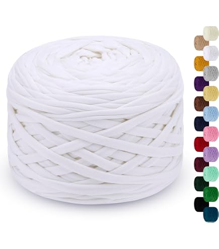 Amazon.com: Bobilon 5-7 mm Cotton Yarn - Crochet, Knitting