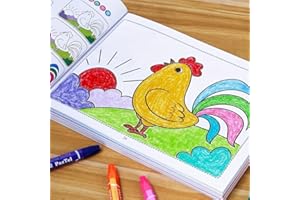 48-Page Bilingual Drawing & Coloring Book for Kids - Educational Art Activity Book for Early Learning, Creative Gift for Boys