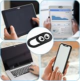 AOZUO 8PCS Webcam Cover Slider Strong Adhesive for Laptops Tablets Smartphones view 7