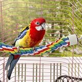 Mygeromon Bird Perch Cage Rope 31.5 Inch Parrot Parakeet Cockatiel Bungee Toy view 3
