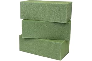 Premium Dry Floral Foam Blocks for Flower Arrangements 6pk, Styrofoam Block for Artificial Flowers & Plant Decoration, Great 