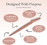 Kitsch Dermaplane Razor for Women Face 12 pcs Terracotta view 4