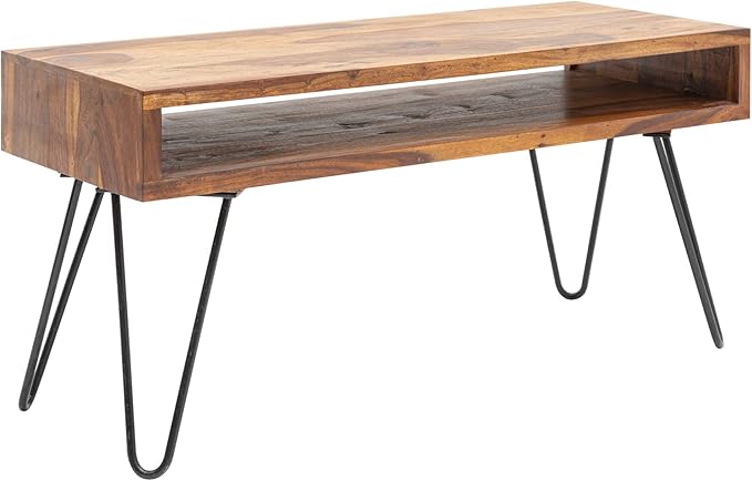 Invicta Interior Handgearbeiteter Couchtisch Scorpion 100cm Sheesham