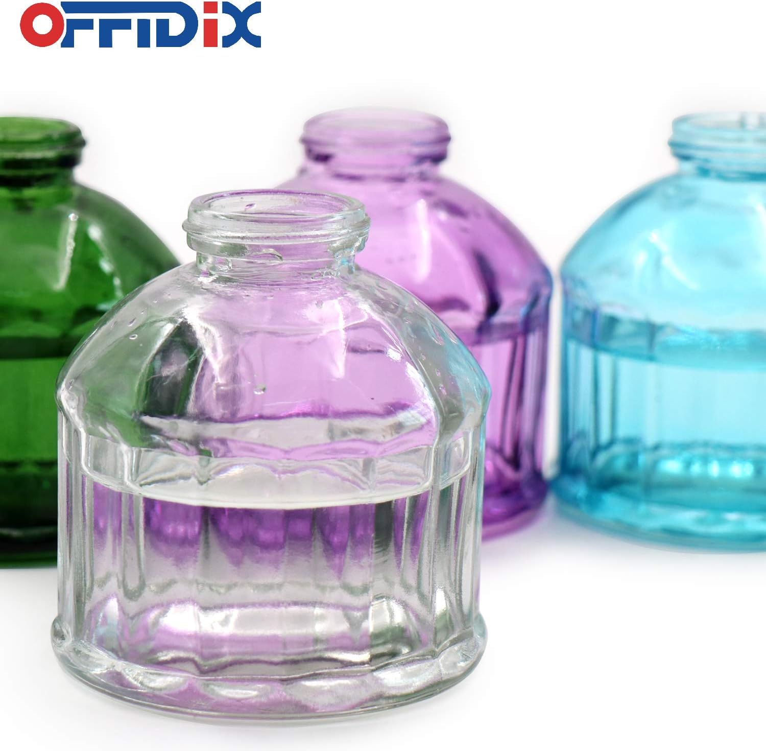 OFFIDIX Transparent Glass Watering Spray Bottle, Plant Mister with Plastic Bronze Plastic Top Pump, Glass Small Watering Can for Indoor Potted Plant, Outdoor Indoor Garden, Plants, Cleaning Solutions : Garden & Outdoor