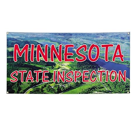 Amazon Com Vinyl Banner Sign Minnesota State Inspection Business