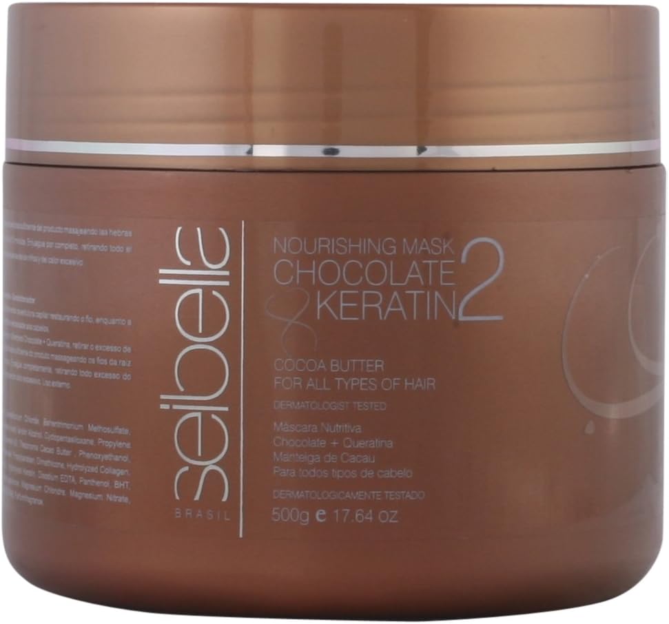 Seibella Queratina - SEIBELLA mask chocolate & keratin 500 ml-Unisex by SEIBELLA QUERATINA