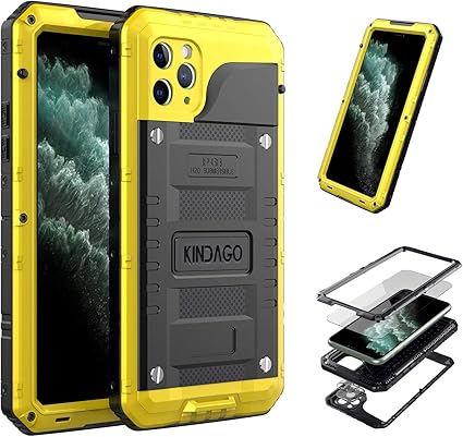 Amazon Co Jp Kindago 正規品 Iphone 11 Pro Max 防水ケース 保護等級ip68 完全防水 ワイヤレス充電対応 多機能スマホケース 防水 防雪 防埃 防塵 耐衝撃カバー ストラップ付き 敏感なタッチ 指紋認識可 耐久性が優れるアイフォンケース フルプロテクションカバー