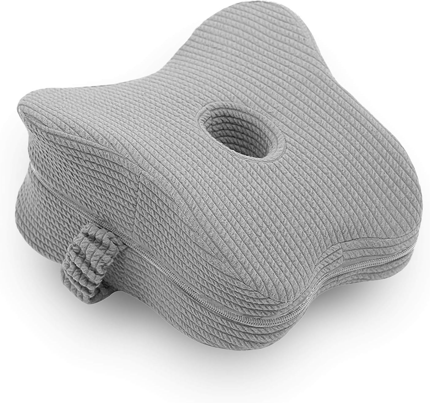 JEMESI Seitenschläferkissen, Ergonomisches Kniekissen für Seitenschläfer Linderung mit Gummiband JEMESI Seitenschläferkissen, Ergonomisches Kniekissen für Seitenschläfer Linderung mit Gummiband