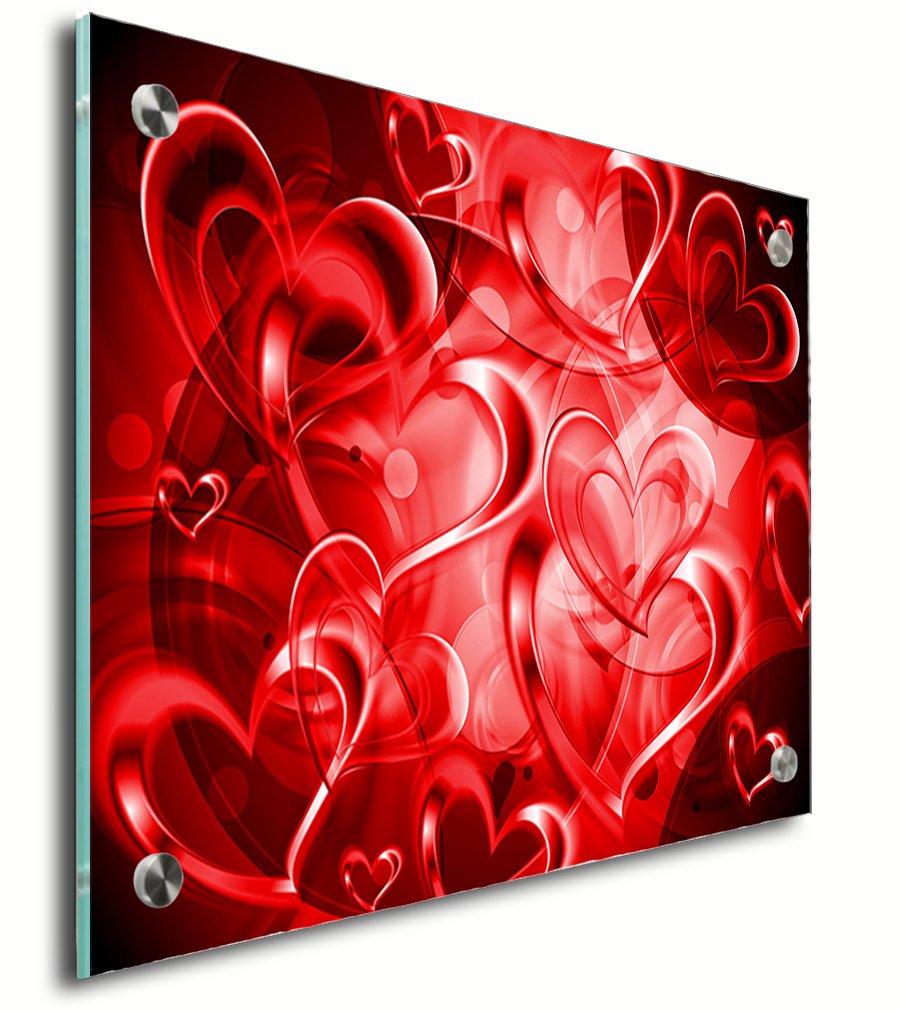 Amazon Com Valentines Day Hearts Acrylic Print Wall Decor Wall