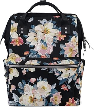 floral nappy bag