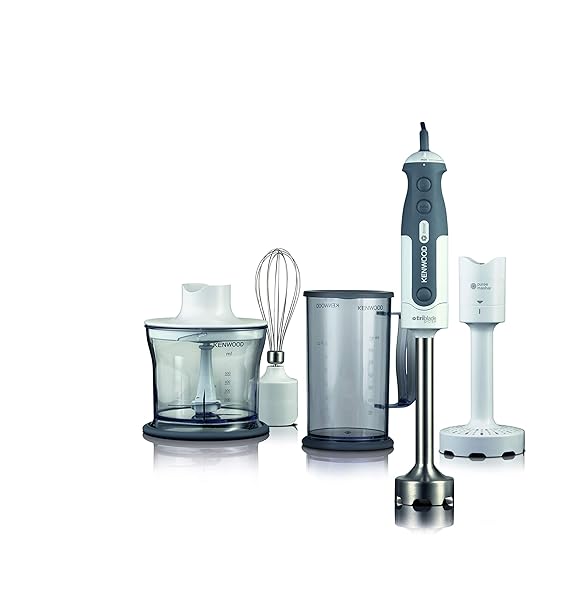 Kenwood HDP 405 WH Stabmixer 800 Watt Weiss-Grau Zerkleinerer Schneebesen