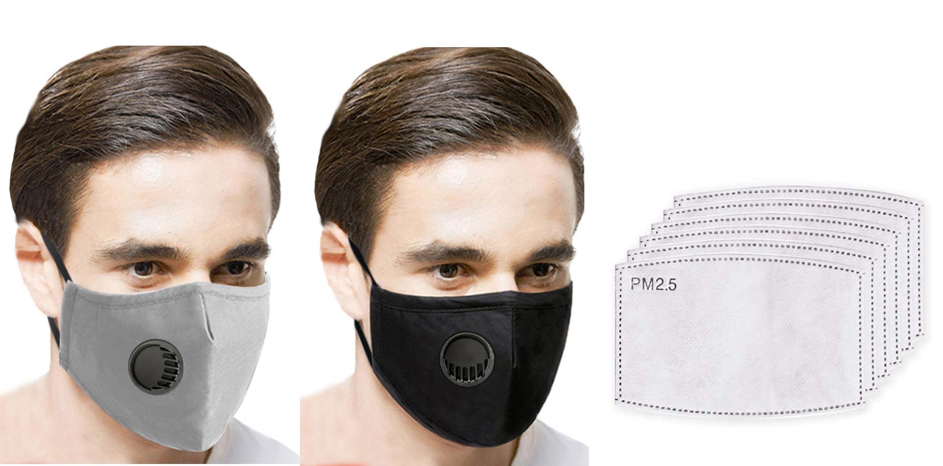 WELLMILLER Washable Mouth Shield with Pad Pocket for Men Women Protection, Reusable