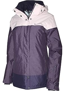 columbia women's snowshoe mountain omni heat waterproof hooded ski jacket