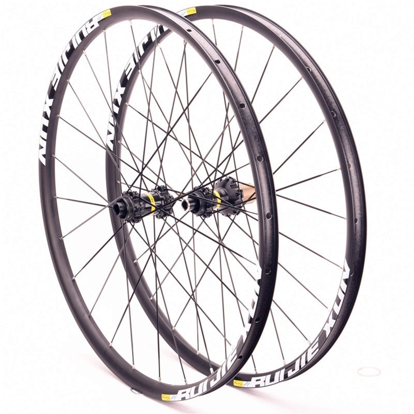 ZCXBHD 26/27.5/29-inch Mountain Bike Wheel Set Disc Brake MTB Wheels Thruaxle Six Holes 21mm Height 