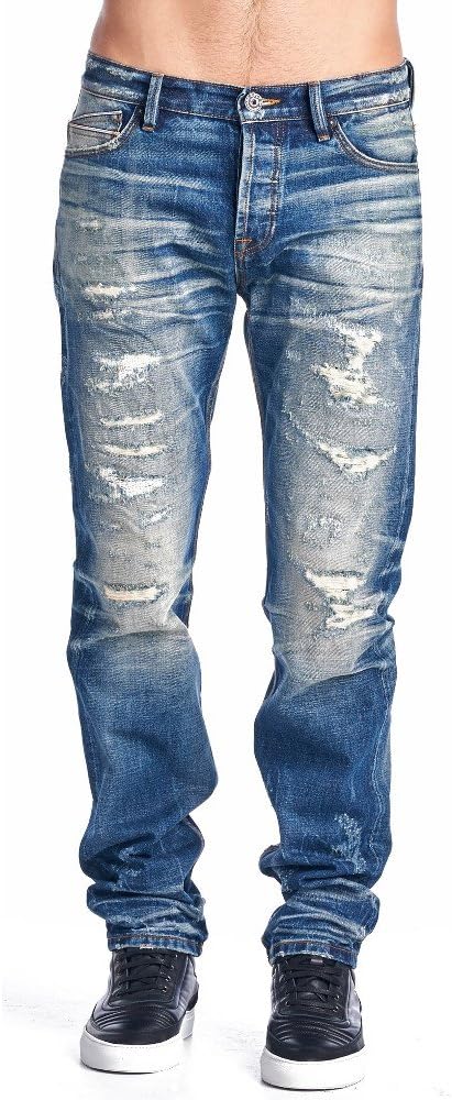 Cult of Individuality Mccoy Loose Fit in Dutch Wash, Medium Blue ($245)