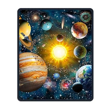 Amazoncom Mouse Pad Solar System Planets Illustration