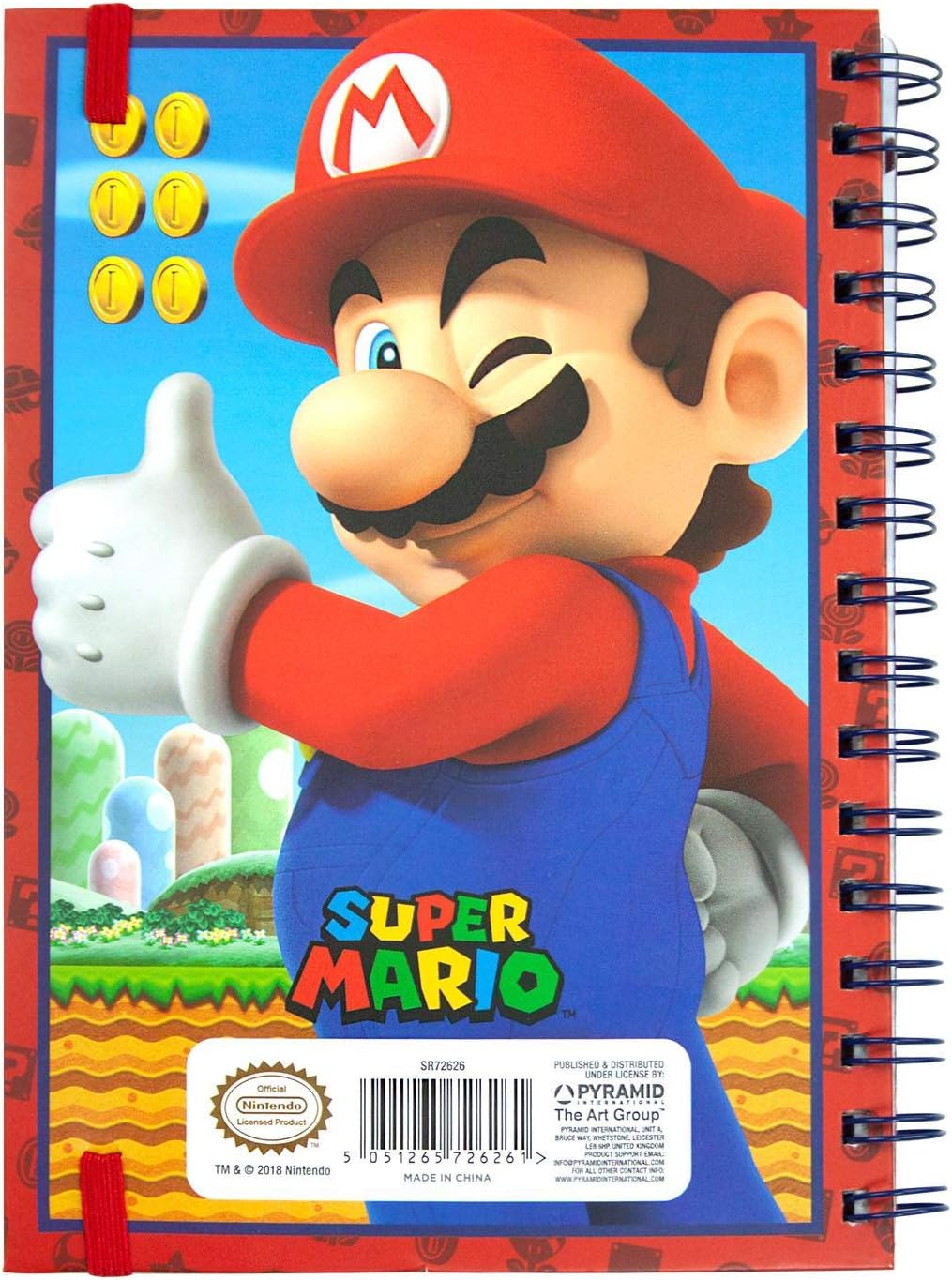 Super Mario Notebook DIN A5 Mario 3D Lenticular Print, Multicolor - Image 5