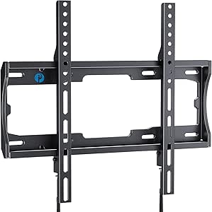Pipishell Fixed Tv Wall Mount Bracket Low Profile For 23 55 Inch Led Lcd Oled 4k Flat Curved Screen Tvs Ultra Slim Mounting Bracket Space Saving Max Vesa 400x400mm Up To 99 Lbs Electronics Amazon Com