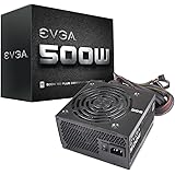 EVGA 500 W1, 80+ WHITE 500W, 3 Year Warranty, Power Supply 100-W1-0500-KR, Black