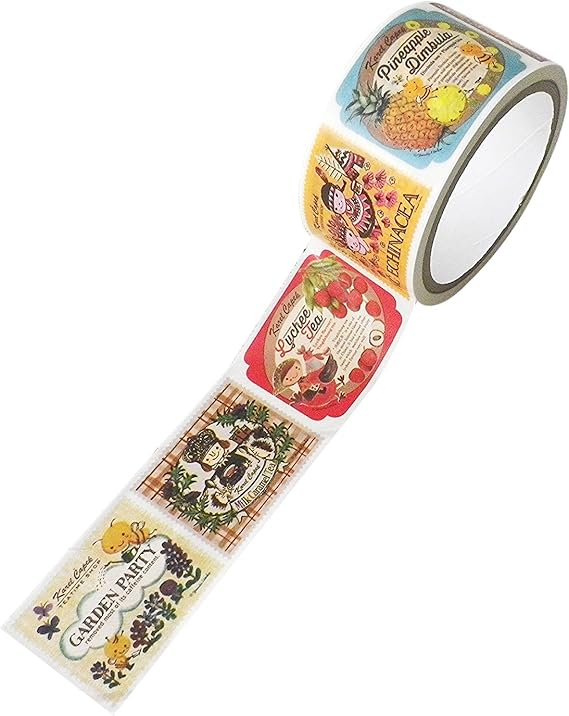 Amazon シーズン カレルチャペック紅茶店 紅茶ラベルテープ Art1 Kc 51 包装用品 オンライン通販