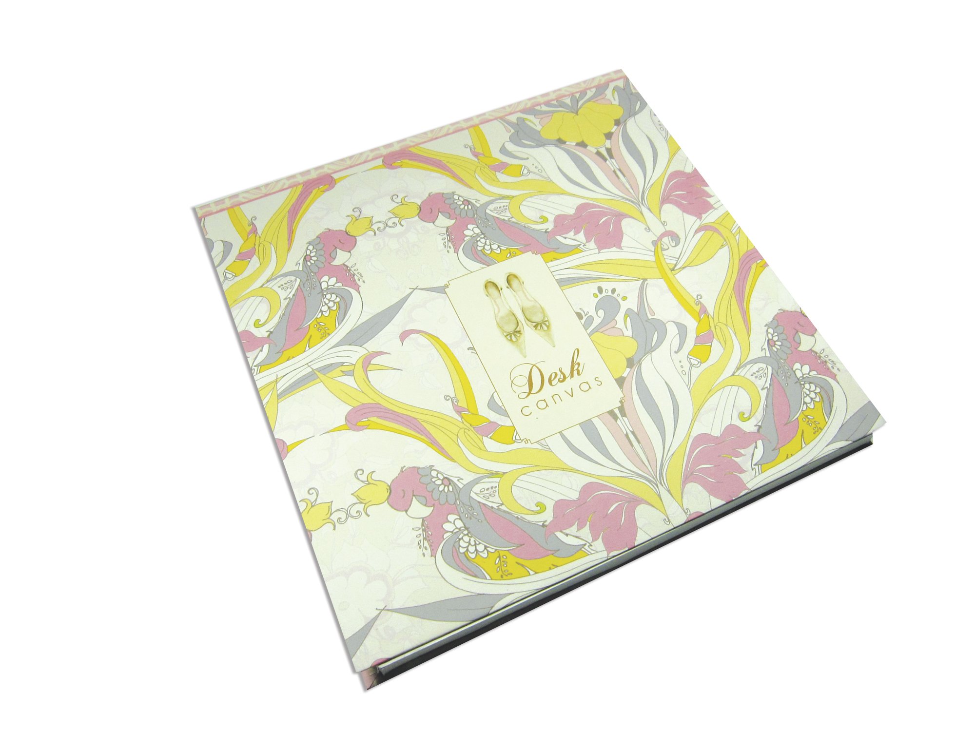 C.R. Gibson CID Pear Desk Canvas Notepad, 10 x 10 Inches with 100