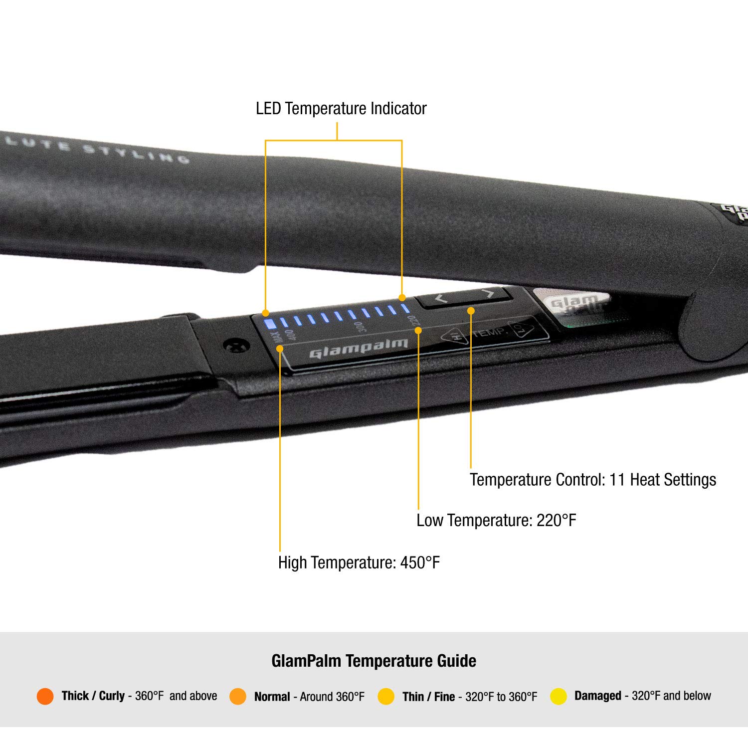 glampalm hair straightener price