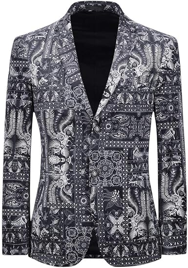 Blazer homme imprimé Clearance