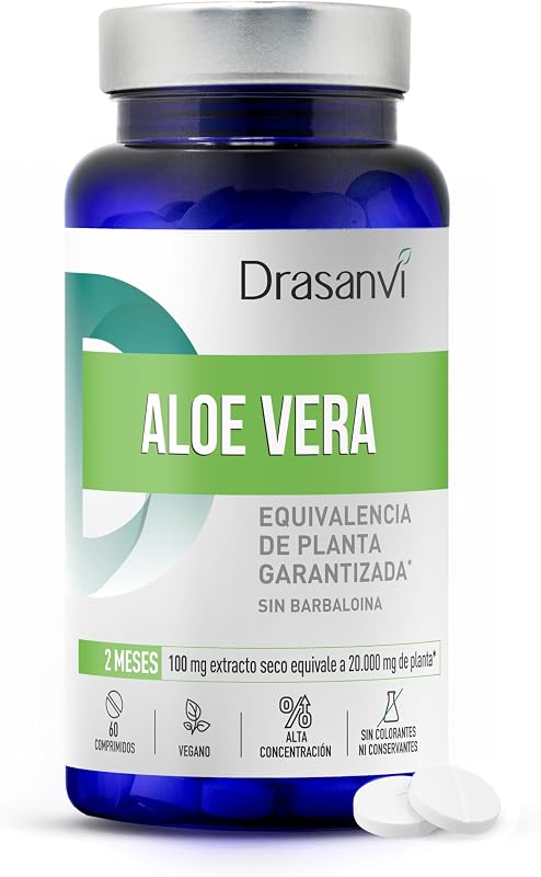 Aloe Vera Drasanvi Nutrabasics Extracto Natural Apoyo Digestivo 60 Comp