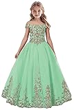 Tulle Flower Girl Dress for Wedding Sparkly