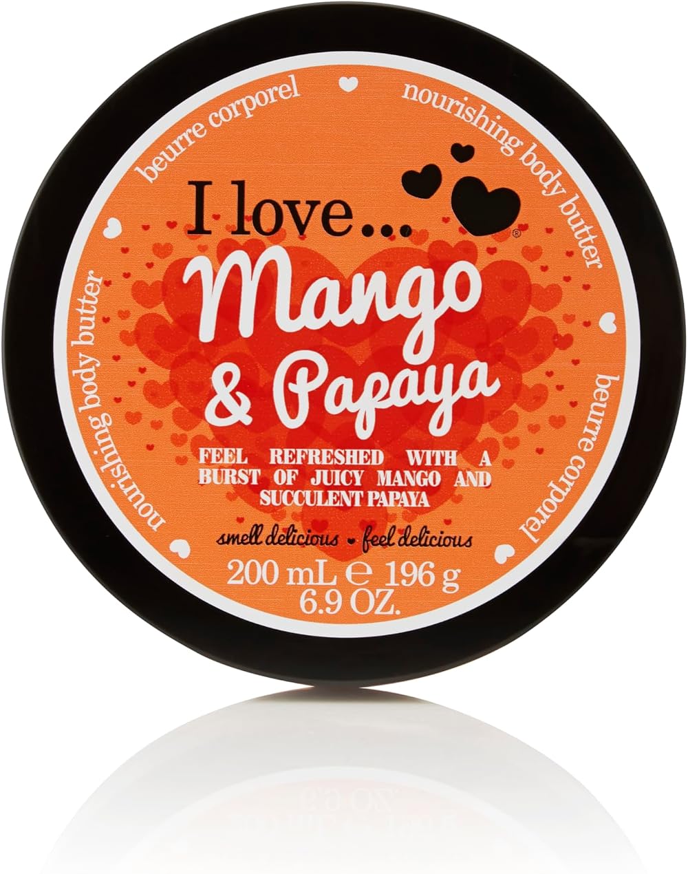 I LOVE Mango Papaya Body Butter 200ml Shea Coconut Oil Natural Ingredients Vegan