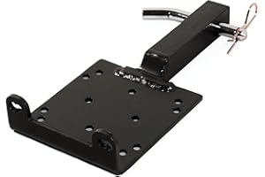 Extreme Max Products 5600.309 Universal 1.25-Inch Receiver Hitch Winch Mount for ATV UTV Lawn/Garden Tractor
