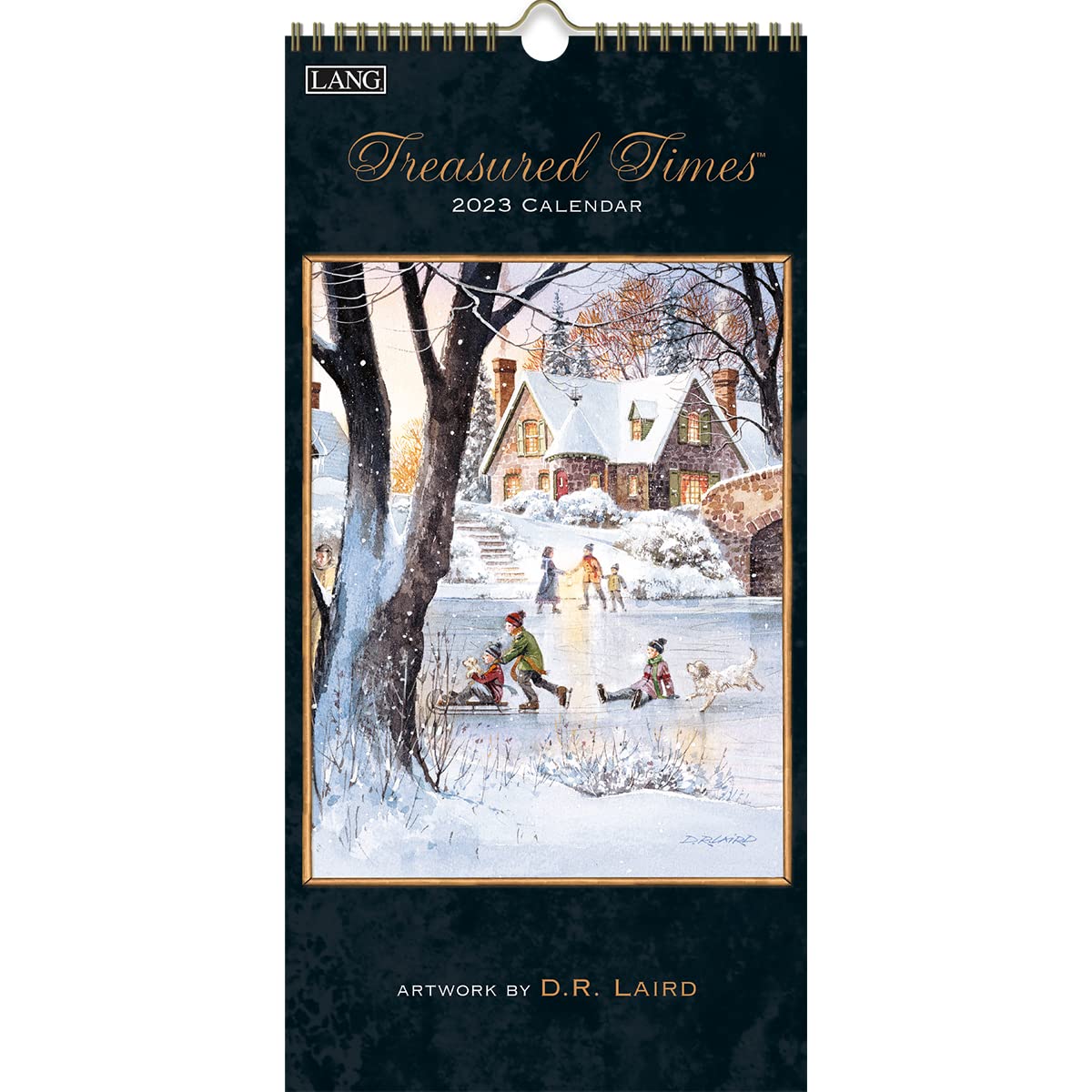 LANG TREASURED TIMES 2023 VERTICAL WALL CALENDAR (23991079123)