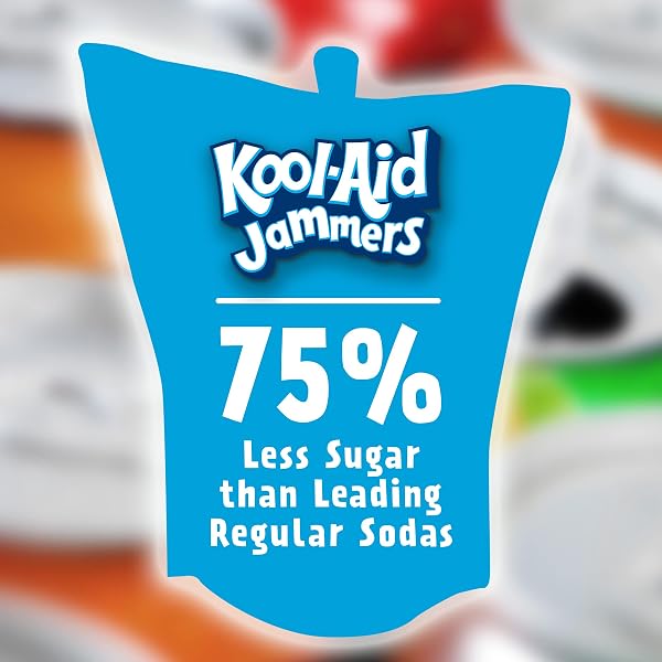 KOOL-AID JAMMERS TROPICAL PUNCH FLAVORED 0% JUICE DRINK, 10 CT BOX, 6 FL OZ POUCHES