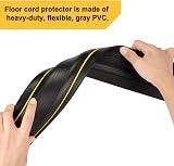 AGPTEK Floor Cord Cover Protector 2m Black 3 Channels Home Office Cable view 5