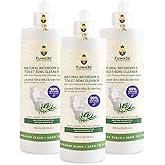 Fuwa3e Pineapple Enzyme Natural Toilet Bowl Cleaner Halcyon Eucalyptus - 16.9oz 3 Pack - 99% Plant Based Non Bleach Bathroom Cleaner - Freshens and Deodorizes with Fermented Pineapple Peels