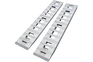 PINELICORN 6800LBS 72x15 Inch Aluminum Trailer Ramps, Heavy Duty Loading Ramps for Car ATV Truck Auto, 2Pcs