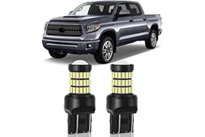 MEALAM Xenon White T20 7443 7444 7440 LED Bulbs with Projector Back Up Reverse Lights Compatible with 2014 2015 2016 2017 2018 2019 2020 2021 Toyota Tundra, Pack of 2