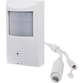 5MP POE IP Hidden Spy Security Camera, Indoor PIR Housing Spy Cameras | 3.7mm Wide Angle Pinhole Lens, 940nm Invisible IR LEDs, 10m Night Vision, Plug&amp;Play with Multiple Third-party PoE NVRs