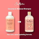 Shea Moisture Coconut Hibiscus Curl Shine Shampoo 384ml Tames Frizz Defines view 3
