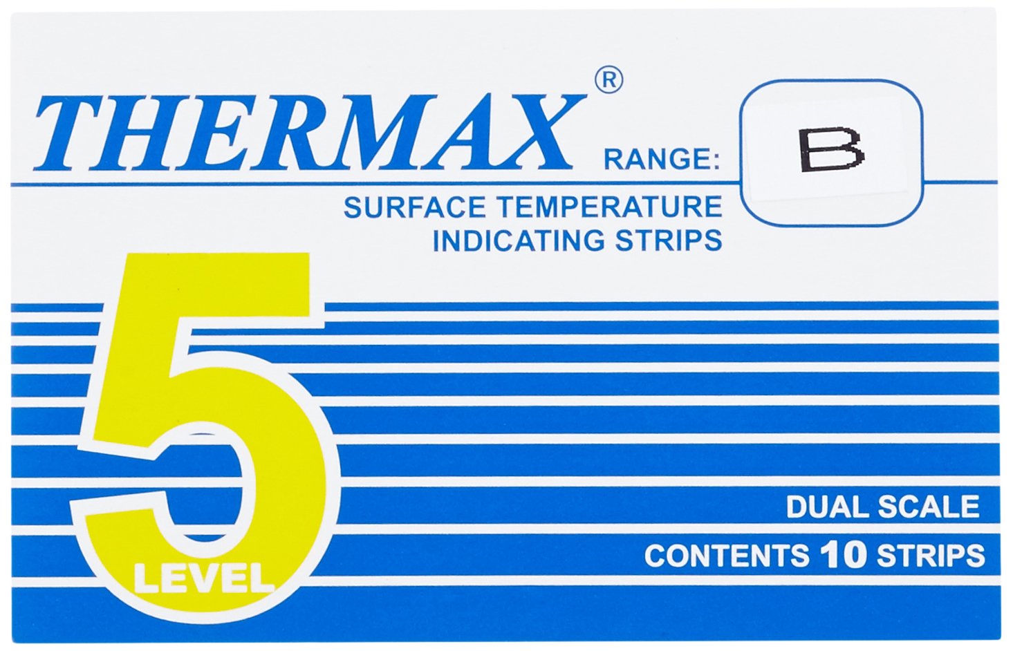 Neolab 3 1912 Temperature Measuring Strips, 49 °C to 71 °C, Pack of 10