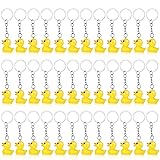 Plastic Duck Keychains Duck Party Favors Cute 3D