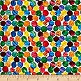 The Very Hungry Caterpillar Abstract Dots Multi, Fabric by the Yard