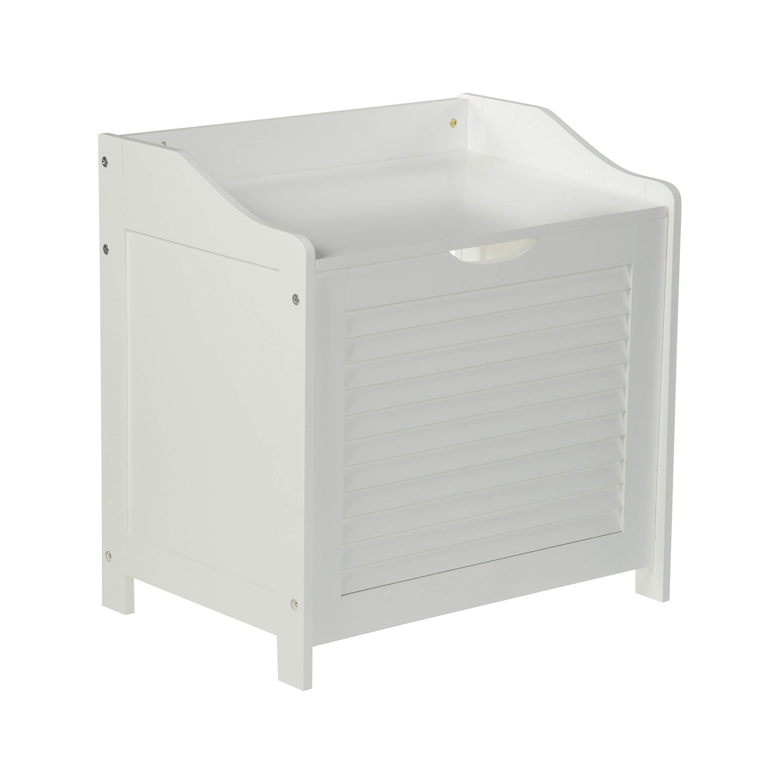 Premier Housewares Laundry Storage Cabinet, 53 x 51 x 36 cm - White โ image 1