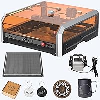 Genmitsu L8 Laser Engraver, 40000mm/min All-in-one Engraving Machine, 20W (20000mW) Power Output Laser Cutter Built-in Acryli