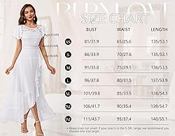 BeryLove Prom Dresses for Women Wedding Guest Ruffe